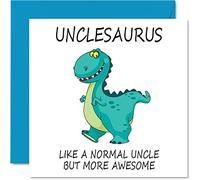 Stuff4 Cartes d'anniversaire pour oncle, Unclesaurus