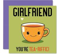 Stuff4 Cartes d'anniversaire pour petite amie, Tea-riffic