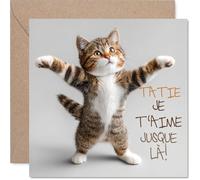 Stuff4 Mignonne Carte d'Anniversaire pour Tante, Enveloppe Incluse