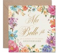 Stuff4 Sincère Carte d'Anniversaire pour Belle-Fille, Message Touchant
