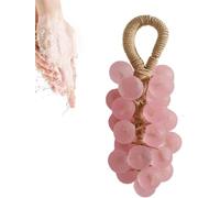 Stuffdatas Savon De Raisin, Savon De Raisin Sur Une Corde, Stuffdatas Grape Soap, Grapes Soap On A Rope, Handmade Crystal Grape Soaps Gentle Cleansing Soaps, For Hand Washing, Air Freshening (Rose)