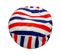 Stuffed Animal Chair Storage - Zippered Organizer Bean Bag for Kids | Microfiber Flannel with Large Capacity Design, Space-Saving Toy Holder Seat, Comfortable Reading Corner Furniture 96cm Red