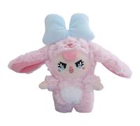 Stuffed Animal Keychain Charm - Bunny Pendant Plush Toy Cartoon Doll Keychain | Easter Bassket Stuffers, Goodie Bag Fillers, Bag Accessories for Backpacks School Bags and Others