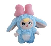 Stuffed Animal Keychain Charm - Bunny Pendant Plush Toy Cartoon Doll Keychain | Easter Bassket Stuffers, Goodie Bag Fillers, Bag Accessories for Backpacks School Bags and Others