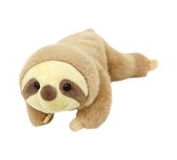 Stuffed Animal Sloth - Enhances Nursery Decor, 8 inch Soft Cartoon Comforting Doll, Premium Plush + PP Cotton Build, Decorative Cuddly Toy, for Living Room Sofas Bedrooms & Children's Rooms, 20cm