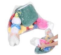 Stuffed Animal Storage Chair - Clear Waterproof Organizer | 30L Stuffed | 30L Stuffed Animal Storage Bean Bags for Kids Girls Boys Playroom Corner Nursery Daycare Living Room Bedroom Game Room