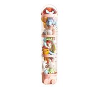 Stuffed Animal Storage Tube - 63.7 Inch Vertical Toy Tubes | Transparent Dolls Display Bucket 4 Layers, Space-Saving Doll Holder for Playroom Bedroom