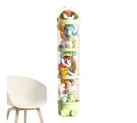 Stuffed Animal Storage Tube, Transparent Vertical Toy Organizer, 11.02x63.78 inches Heavy Duty Space Saving Doll Display Bucket for Playroom, Bedroom, Nursery and Kids Room