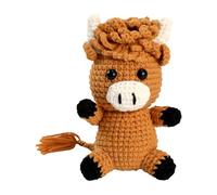 Stuffed Animal - Stuffed Toy Making Kit | Crochet Yarn with Hook Accessories, Guided Tutorial Crafting Project, Handmaking Activity for Child Playtime Bedroom Decoration Gifting Fun, 5.2 in×3.6 in