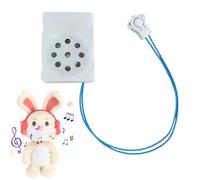 Stuffed Animal Voice Recorder Insert - Plush Toy Sound Box | Recordable Voice Module with Button, Reusable Message Music Box for Dolls & Bears