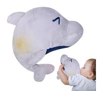 Stuffed Animals, Babies Sleep Soothers, Plush and PP Cotton Turtle Crab Dolphin Plush Dolls with Music and Light, Soothing Sensory Sleeping Companions for Kids and, 26.5x16x14cm