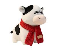 Stuffed Animals - Soft Cuddly Doll Pillow | Plush Cute Cow Doll with Huggable Design for Children Birthdays Christmas Thanksgiving Wedding Travel Car Sofa Bedroom Dormitory Comfort Playtime Companion