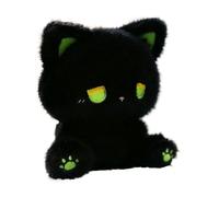 Stuffed Cat Toys | 10x10x15cm Kitten Plush Throw Pillow, Delicate Workmanship Soft Skin Friendly Pillow With Emo Expression | Exquisite Decorations For Car Dining Room Table Living Room Sofa