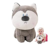 Stuffed Dog Plush, 11 inch Cuddly Husky Doll, Soft Throw Pillow Stuffed Animal for Christmas Birthday, Sturdy Plush Puppy for Sofa, Living Room, Bedroom, Home, Office, Collectors, Boys and Girls
