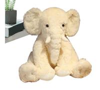 Stuffed Elephant - Soft Huggable Doll | Sleeping Companion, Elephant Doll, Cute Decoration for Bed, Bookshelf, Sofa