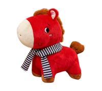 Stuffed Horse - 2026 New Year Plush Toy, Cute Decoration, Soft Durable Material, Comfortable Touch Finish, Charming Collectible Design, Festive Room Accent | Friends Family Coworkers Adults Home