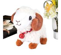 Stuffed Lamb - Electric Bleating Realistic Soft Interactive Sheeps 17x11x16 | Kids Lambs Animal For Men Kids Boys Girls Youth Teens Family Friends Children