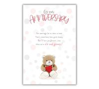 Stuffed With Love Carte de vœux de secours émotionnelle avec inscription « Our Birthday »