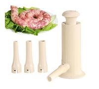 Stuffer à sauce manuel - Pression de remplissage de tube, GRINDER LINK TOOL | Chargeur vertical de tube de viande, kit d'extrudeuse de saucisse de légumes pour chef professionnel - qui a préparé des