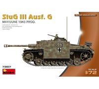Stug III Ausf. G May/June 1943 Prod. Tank 1:72 Plastique Model Kit Miniart