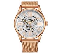 Stuhrling Montre Automatique Originale pour Homme avec Bracelet en Maille en Acier Inoxydable