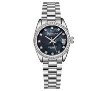 Stuhrling Montre Femme Original - Bracelet Acier Inoxydable, Mouvement à Quartz, analogique, Cadran nacré avec Date - Collection de Montres Femme élégantes et décontractées
