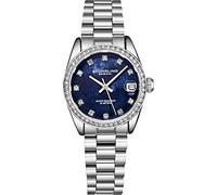 Stuhrling Montre Femme Original - Bracelet Acier Inoxydable, Mouvement à Quartz, analogique, Cadran nacré avec Date - Collection de Montres Femme élégantes et décontractées