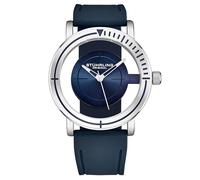 Stuhrling Original Montre Voyager pour Homme avec Bracelet en Nylon résistant à l'eau 44 mm