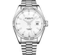 Stuhrling Symphony Regent Coronet Montre à Quartz pour Homme en Acier Inoxydable