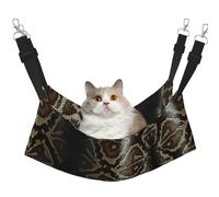 stujvc Lit de fenêtre pour chat doux en peau de serpent, hamac réglable pour animal domestique, confortable pour chats d'intérieur et petits animaux