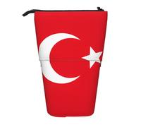 stujvc Sac de rangement extensible avec motif drapeau de la Turquie - Trousse télescopique avec sangle réglable - Rangement portable