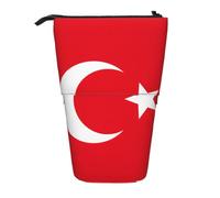 stujvc Sac de rangement extensible avec motif drapeau de la Turquie - Trousse télescopique avec sangle réglable - Rangement portable