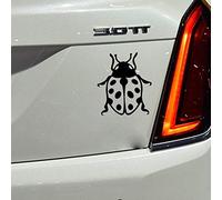 Stukk Stickers Autocollant en Vinyle imperméable pour fenêtre de Voiture Motif Coccinelle 12,7 x 14,4 cm - Noir