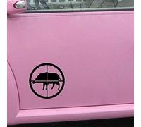 Stukk Stickers Autocollant en Vinyle pour fenêtre de Voiture Motif Sanglier dans Le Sniper 12,7 cm x 12,7 cm - Noir