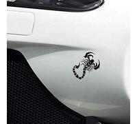 Stukk Stickers Autocollant en Vinyle pour fenêtre de Voiture Motif Scorpion 9 cm x 12,6 cm - Noir