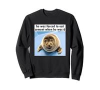 Stuly Seal, il a été forcé de manger un mème en ciment Sweatshirt