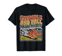 Stumble and Fall Hiking Club Just A Scratch No Worry - T-Shirt