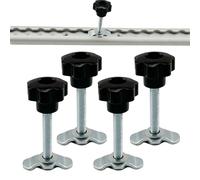 Stump de piste - Boulons d'installation fixes 42G, Tracks Plaiss de goujons filetés, Accessoires d'écrou de type -Tapon, Crajout en filetage à double coiffe | Accessoires de rail antidérapant erg