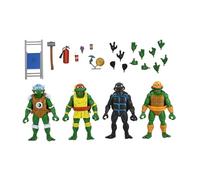 Stump Wresting Turtles - Lot de 4 figurines de 17,8 cm - Tortues Ninja adolescentes et mutantes (Archie Comics) - NECA Collectibles
