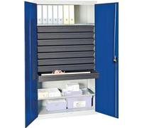 Stumpf Armoire à matériel 3000 1800x1000x500 gr/bl 8SL