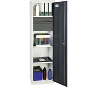 Stumpf Armoire à outils et à matériel 3000, RAL 7035/7016, 2 tiroirs, 3 bacs