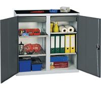 Stumpf Armoire à outils et à matériel 3000, RAL 7035/7016, 2 tiroirs, 4 bacs