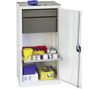 Stumpf Armoire à outils et matériel série 3000 gris clair + 1 tiroir 100 mm + 1 tiroir 200 mm + 1 tablette coulissante - 3001307