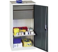 Stumpf Armoire à outils et matériel série 3000 gris clair / gris anthracite + 1 tiroir 100 mm + 1 tiroir 200 mm + 1 tablette coulissante - 3001371