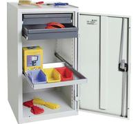 Stumpf Armoire à outils et matériel série 3000 gris clair / gris anthracite + 2 tiroirs 100 mm + 1 tablette coulissante - 3001271
