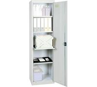 Stumpf Armoire à outils L500xP500xH1800 mm RAL7035 4 étagères de bacs stumpf