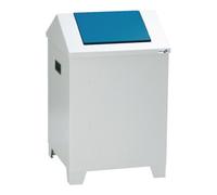 Stumpf Metall Bac p. laine de nettoyage H680xl400xP400mm boîtier gris clair, RAL 7035 / clapet Quantité:1