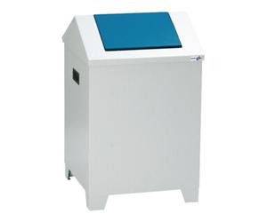 Stumpf Metall Bac p. laine de nettoyage H680xl400xP400mm boîtier gris clair, RAL 7035 / clapet Quantité:1