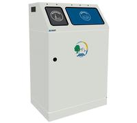 Stumpf Sortsystem Duplex, 1x30 1x60 litres anthracite,bleu