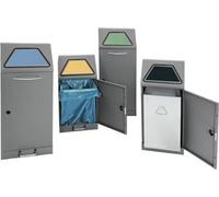 Stumpf Système de tri Modul-Vario 75, structure gris-alu Système ProSlide, 75 litres, pédalier